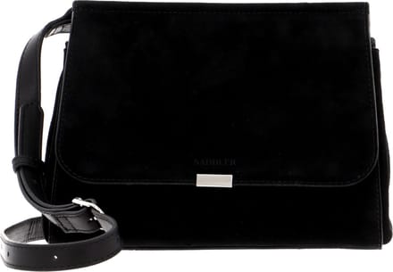 SADDLER Leren Schoudertas Uppsala Crossbody Bag Black Zwart