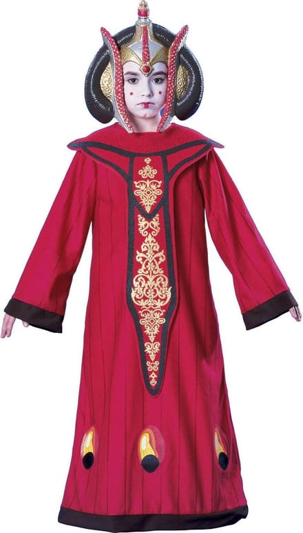 Star Wars Queen Amidala - Kostuum Kind + masker - Medium - complete set