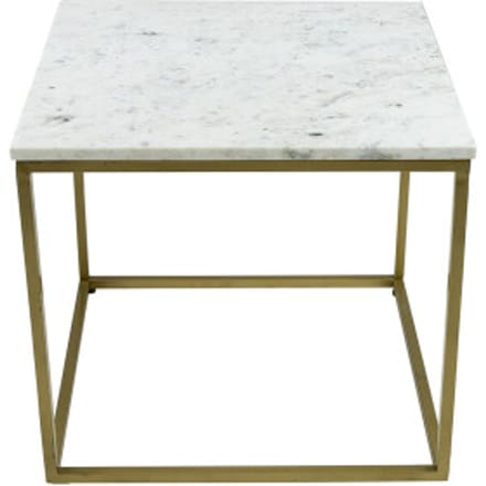Kick Bijzettafel Marble - Wit