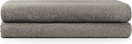 Blumtal Terry Handdoeken Set - 2 x Baddoek - 70 x 140 cm - Grijs