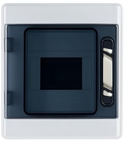 Waterdichte opbouw verdeelkast - IP65, onderverdeling, accessoires inbegrepen, robuuste 6-module verdeler