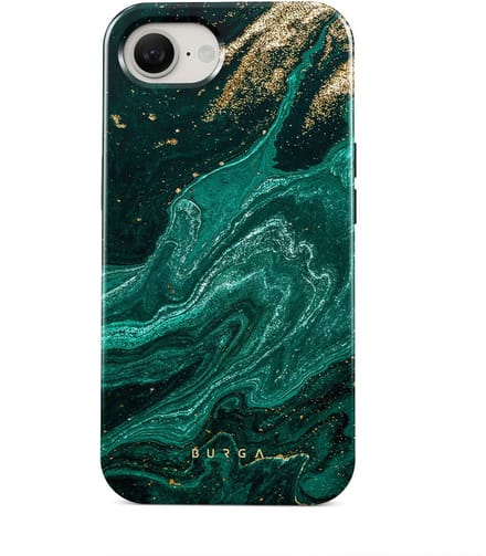 Burga Tough Case geschikt voor Apple iPhone 16e Apple iPhone 17e - Emerald Pool