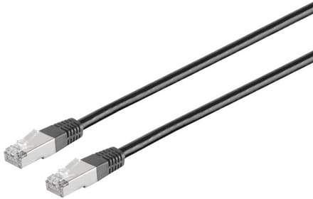 Patchkabel cat 6 S/FTP PIMF Halogenfrei schwarz 2m