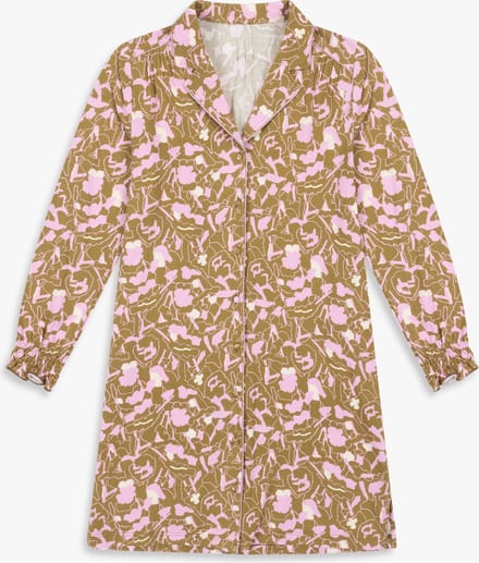 lordsxlilies Slaapkleedje roos-kaki print - maat S