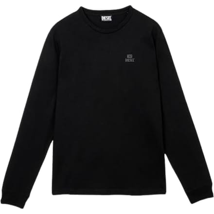 Diesel Zwart T-shirt Met Lange Mouwen
