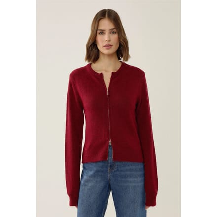 Ritsgebreide Cardigan