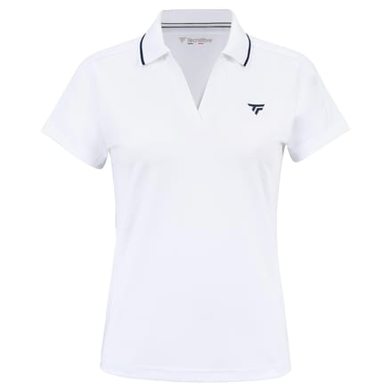 Tecnifibre Team Tech Korte Mouw Poloshirt Wit XS Vrouw