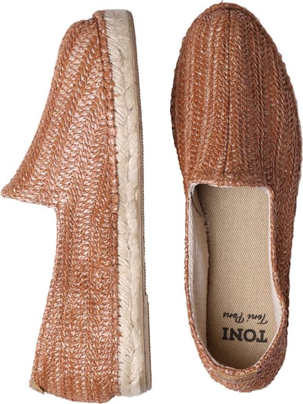 Gesloten espadrilles voor heren van raffia met jute zool | DAMASC