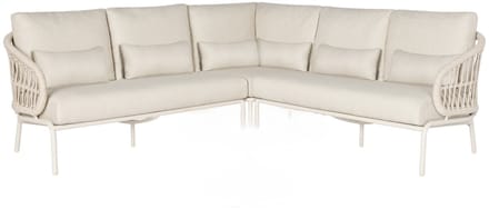 Suns Tosca hoek high lounge loungeset 3 delig camel sand rope