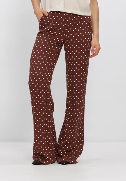 Ydence Pants Stacey Tall Broeken Dames - Bruin - Maat L