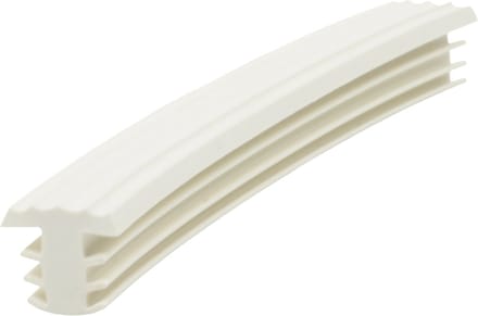 Traptrede Profiel Rubber Wit, 25 Meter