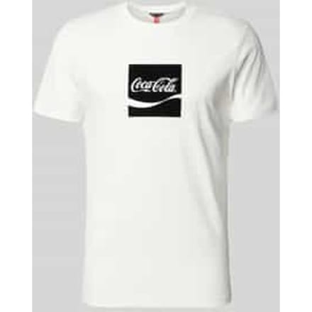 T-shirt met labelprint