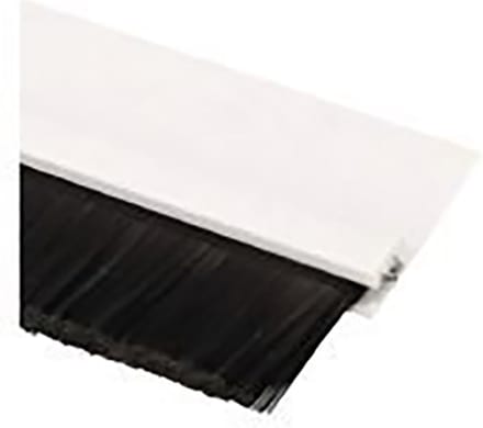 Zelfklevend Tochtprofiel Binnendeur met Borstel - Wit - 42mm x 1m - Tochtstrip