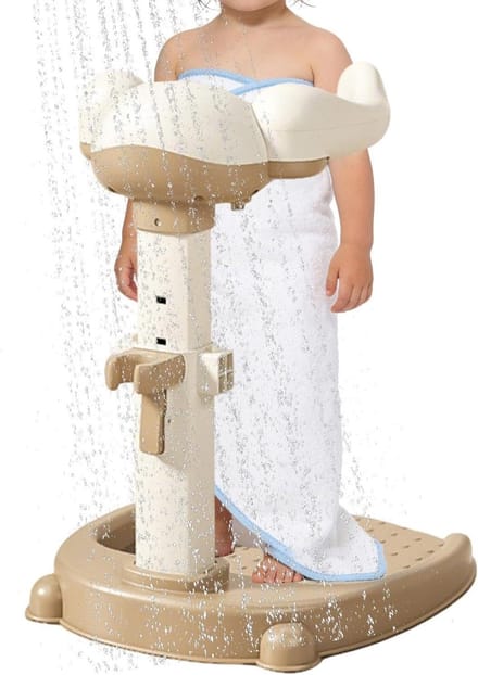 Douche Stand - Bad Helper - Veilig Baden - Verstelbare Ondersteuning - 42 x 365 cm - Wit
