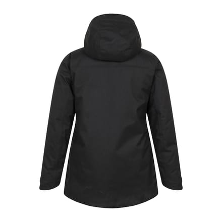 Mountain Warehouse Dames Verbier Textured Waterdichte Skijas (Zwart)