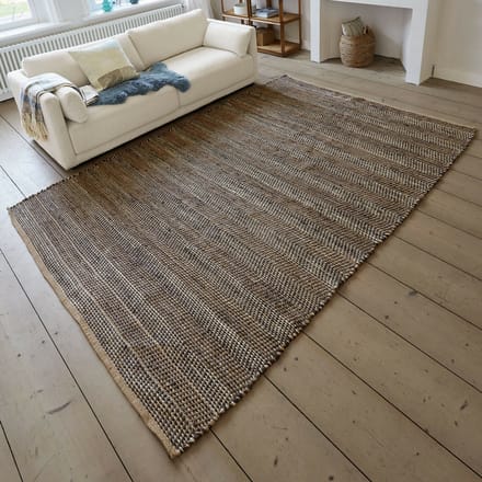 LOBERON Vloerkleed Myråsen bruin