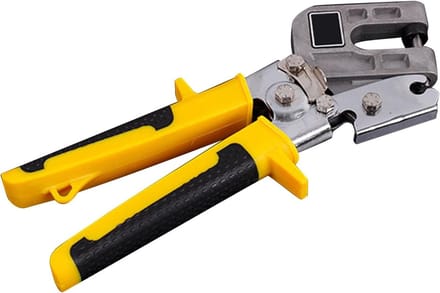 Krimptang - Kieltang - Metaal Bevestigen - Arbeidsbesparende Grip - 1 stuk - Geel