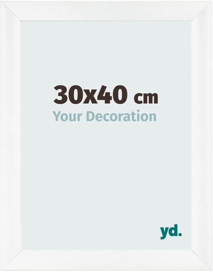 Your Decoration - Fotolijst 30x40 cm - MDF - Wit Mat - Pisa