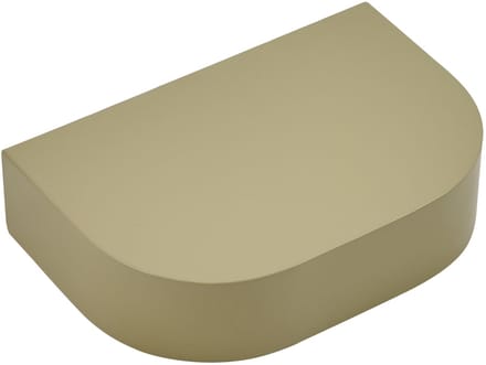 Wandplank Disk - Metaal - Lichtgroen - 30x7x20 cm (BxHxD) - Decoratief & Stijlvol voor Interieur