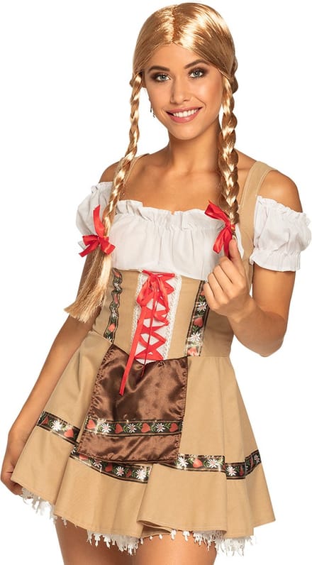 Boland - Kostuum Alpenmeisje (36/38) - Volwassenen - - Bierfeest