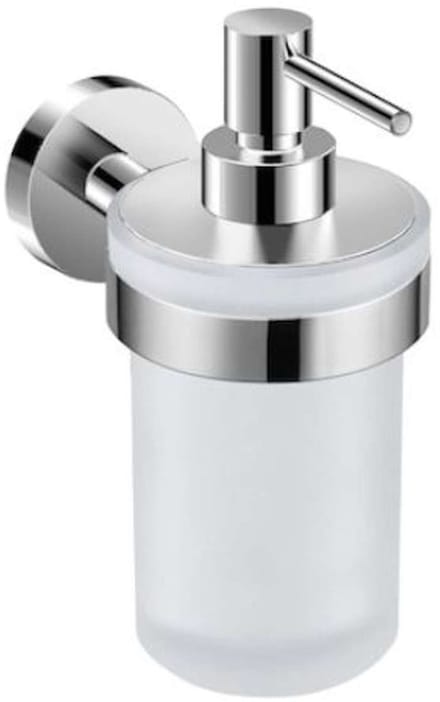 Jika Mio Style - Zeepdispenser met houder, glas/chroom H3832F20041001