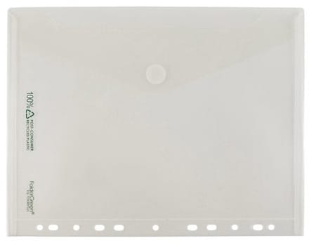 Enveloptas Foldersys A4 PP Foldergreen transp 11gaats