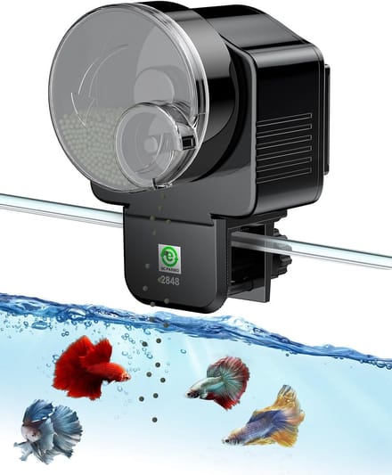 Automatische Voederautomaat voor Aquarium met Timer - 60 ml Dispenser voor Korrels