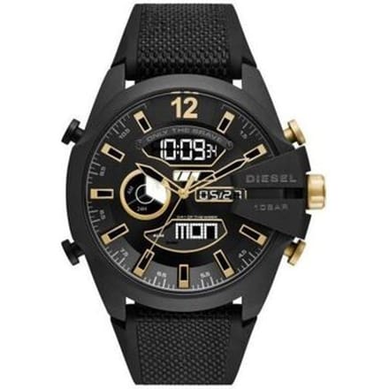 Diesel Mega Chief DZ4552 Herenhorloge  51 mm - Zwart