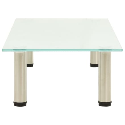 vidaXL - Tv-meubel - 80x35x17 - cm - gehard - glas - mat