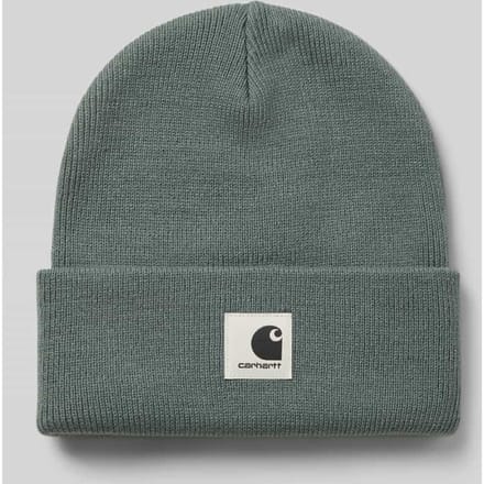 Beanie met labeldetail Model 'Ashley'