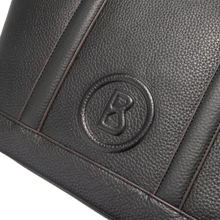 Bogner Leren Schoudertas Bozen Zeta Shopper Black Zwart