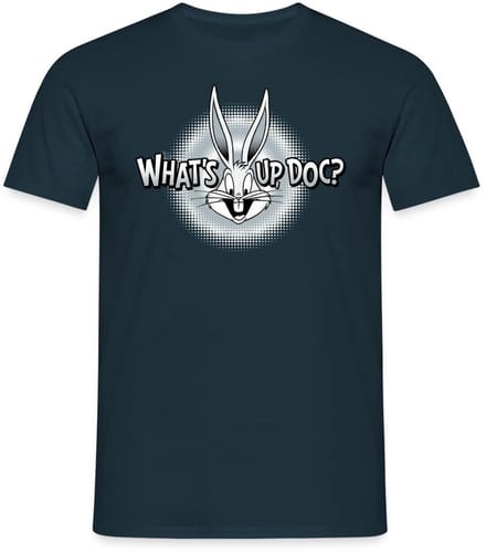 Looney Tunes Bugs Bunny What's Up Doc T-Shirt Heren