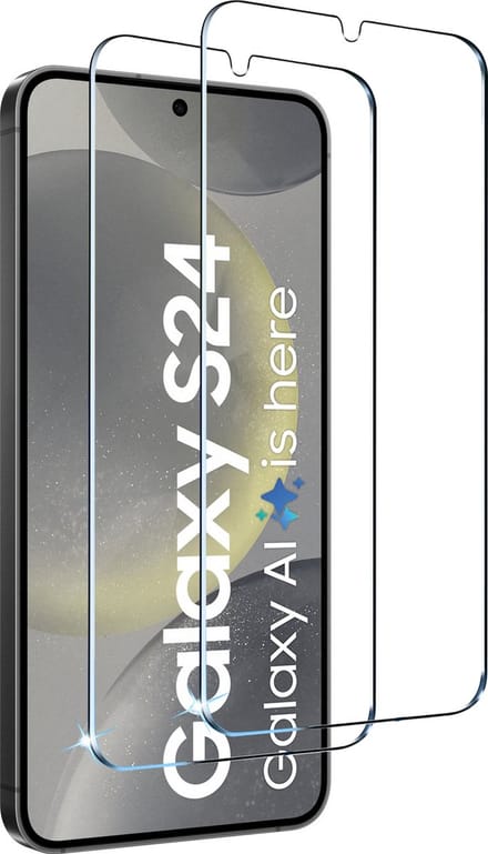 BixB screenprotectors 2 Stuks geschikt voor Samsung Galaxy S24 Screenprotector - gehard glas Tempered Glass