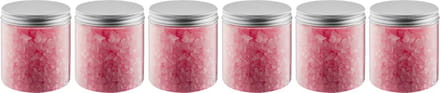 Claudius Badzout Rozen - 300 gram - Pot met aluminium deksel - Set van 6 stuks