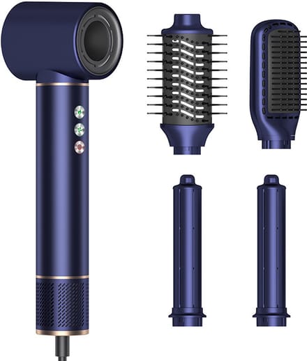 5 in 1 Multistyler - Föhnborstel - Krultang - inclusief 5 verwisselbare accessoires