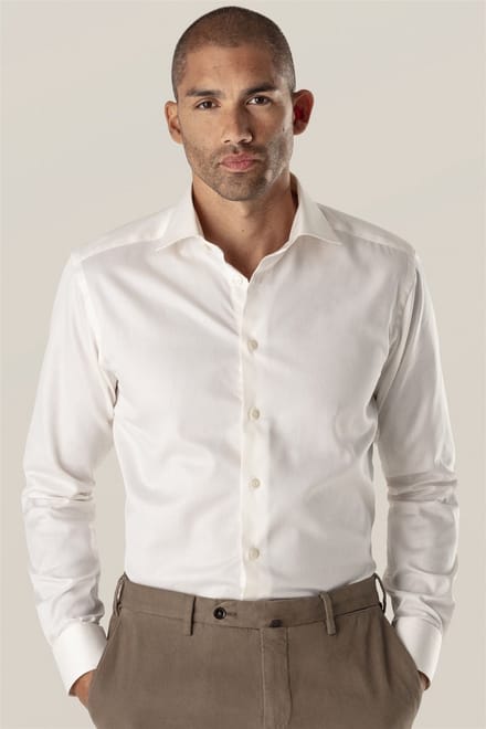 Eton business overhemd beige