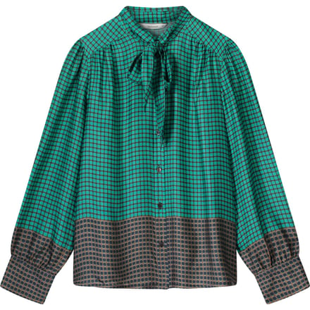 Summum Woman Blouse Border Print Peacock Größe: 36 | Business hemden Outlet | Damen