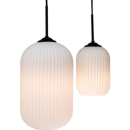 Dyberg Larsen Gecanneleerde Ø20 Hanglamp Opaal