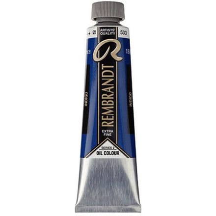 Olieverf - Indigo - 533 - Extrafijn - Rembrandt - Tube 40ml indigo