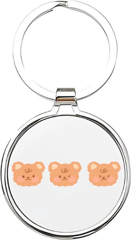 Akyol - Beren Sleutelhanger - beer - dierenliefhebbers - Teddybeer - Teddy - Beertjes - dieren - 4 x 7,5 CM