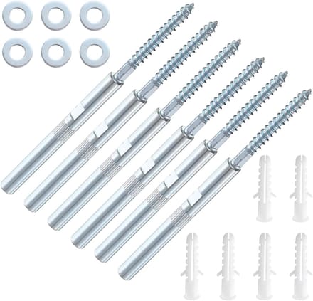 Drijvende plankbeugel - Onzichtbare houder - Wandplanken monteren - Robuuste metalen constructie - 10 x 100 mm - Zilver