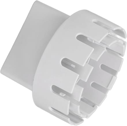Gootafvoer Adapter - Regengoot Verloopstuk - Regenwater Afvoeren - Standaard Connector - Universeel - Wit