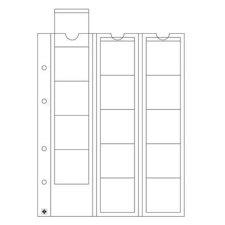 Leuchtturm Optima 42 muntbladen - 5 stuks