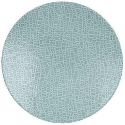(6 stuks) SELTMANN WEIDEN Coup bord - plat - Ø 215mm - Turquoise Blauw