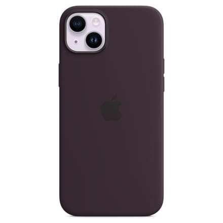 Silicone Backcover MagSafe voor de Apple iPhone 14 Plus - Elderberry