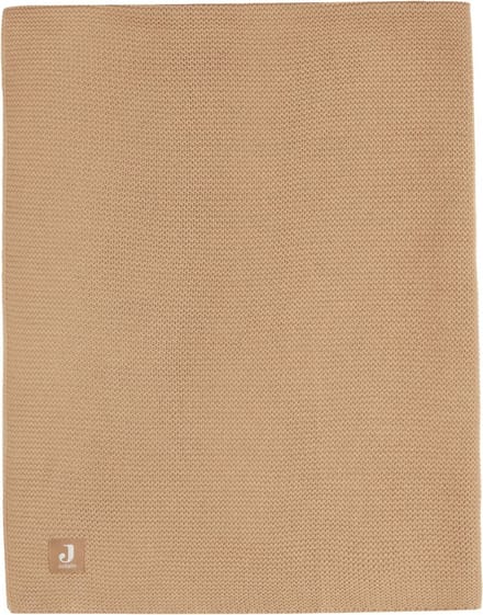 Jollein Baby Deken Wieg 75x100cm Basic Knit - Biscuit