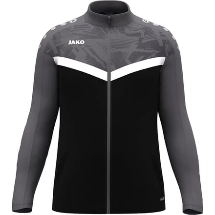 Jako Iconic Polyestervest Heren - Zwart / Antraciet | Maat: 4XL
