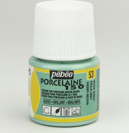 Porseleinverf - 53 Water Green - Pebeo - 45ml