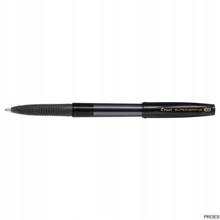 Pilot Super Grip G Balpen Zwart, Ergonomisch, Vloeiend Schrijven