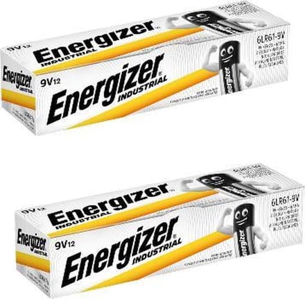 POWERDEAL 24 X ENERGIZER INDUSTRIAL 9 VOLT